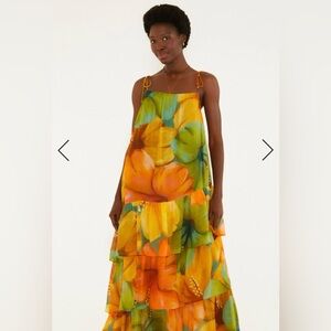 FARM Rio Multicolor Floral Maxi Dress
